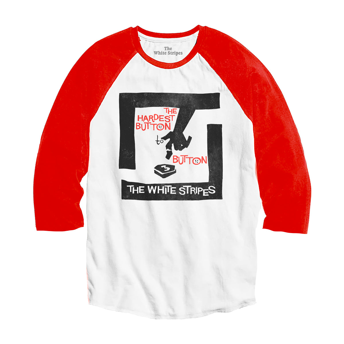 "The Hardest Button To Button" Baseball Tee