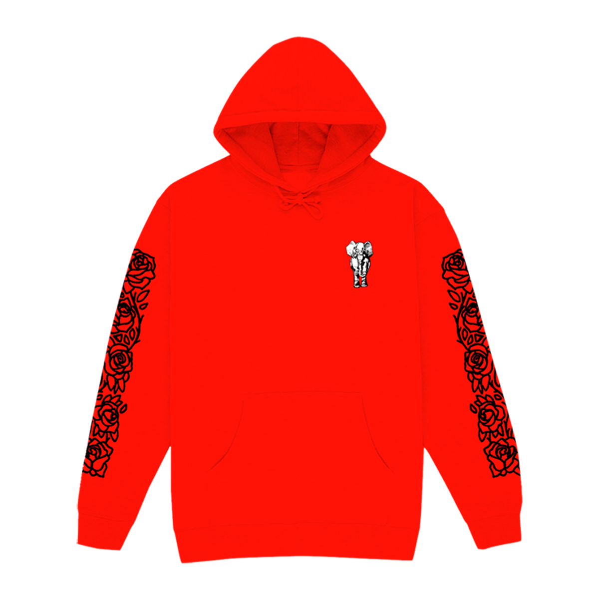 Elephant Red Hoodie