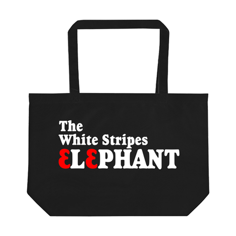 The White Stripes Elephant Tote Bag